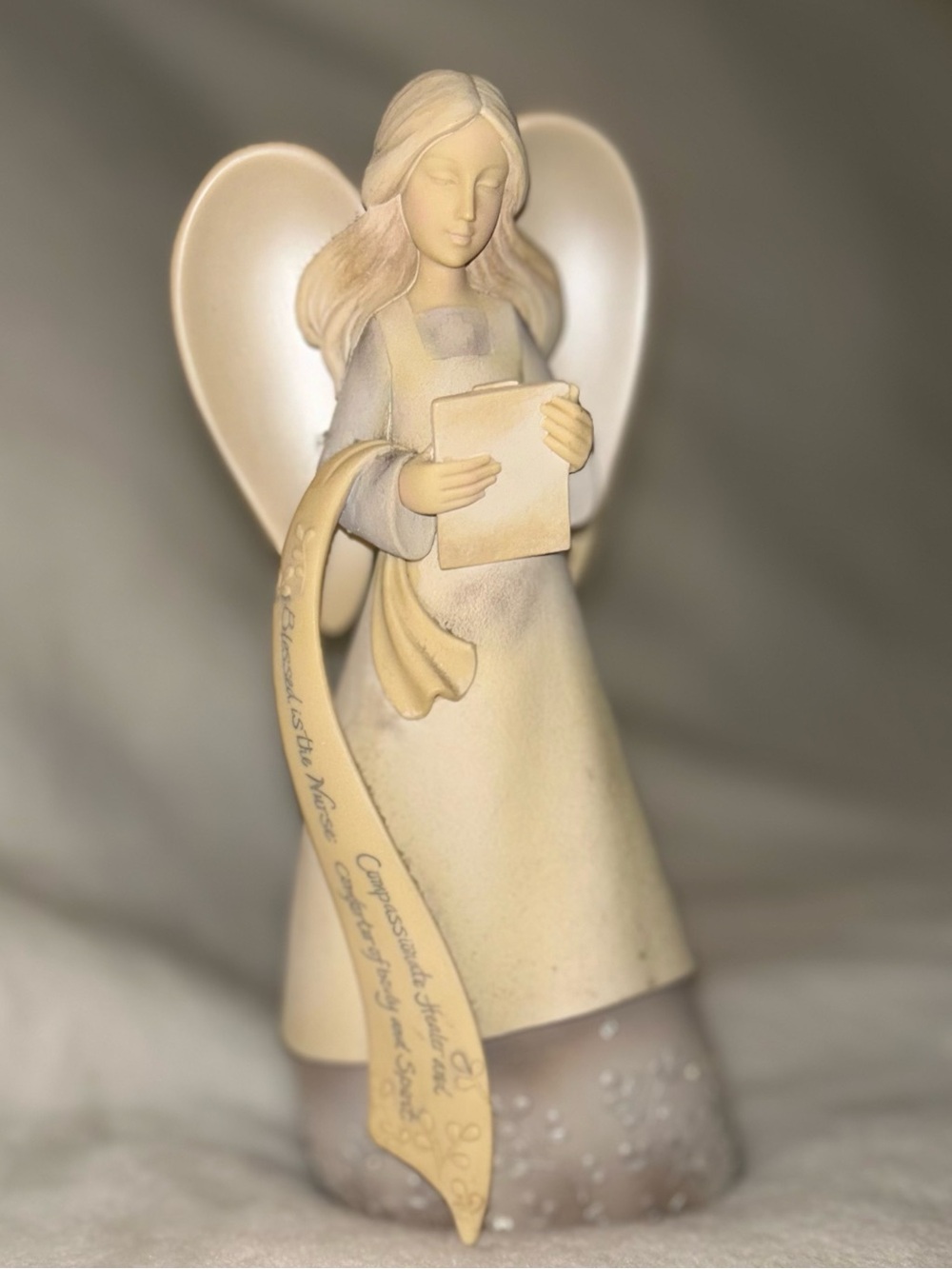 Enesco Foundations Nurse
Angel Ceramic Figurine 2008
"Blessed is the Nurse"p